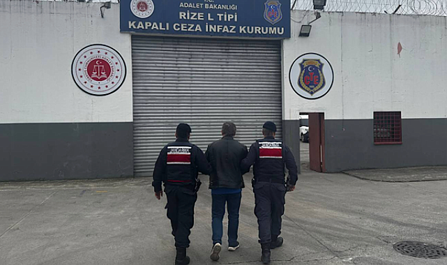 Rize’de hırsızlıktan aranan şahıs yakalandı
