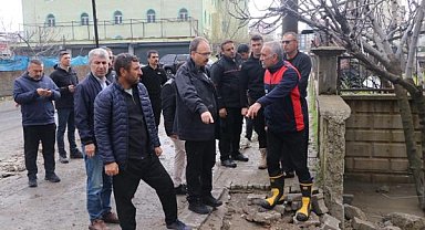 Siirt’te sağanak yağış sele neden oldu
