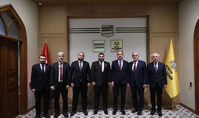Suriyeli heyeti Konya’da ziyaret gerçeklşeştirdi