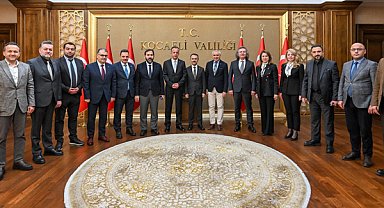 Türkiye Kent Konseyleri Birliği yönetiminden Aktaş’a ziyaret