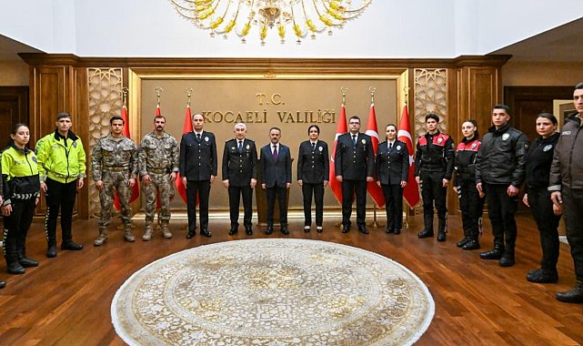Vali Aktaş, polis teşkilatı heyetini kabul etti