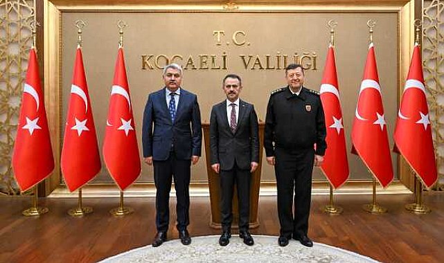 Yalova’da emniyet ve jandarmadan Vali Aktaş’a ziyaret