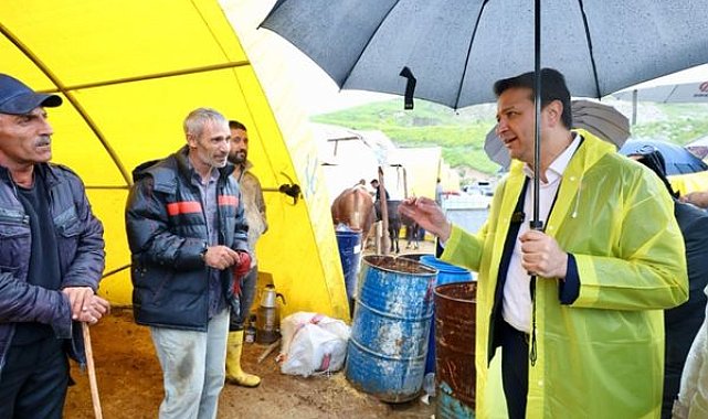 Arıkan, kurban pazarında üreticilerin sorunlarını dinledi