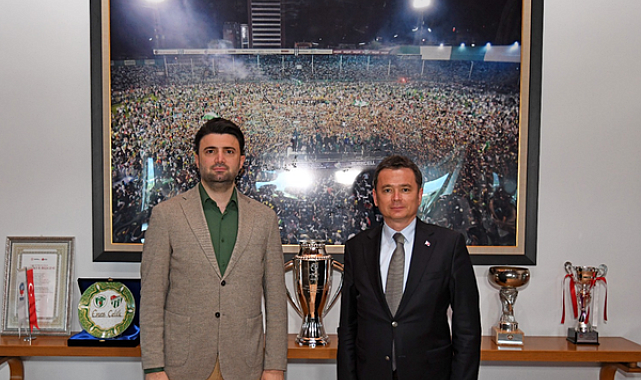 Aydın’dan Bursaspor’a tebrik ziyareti
