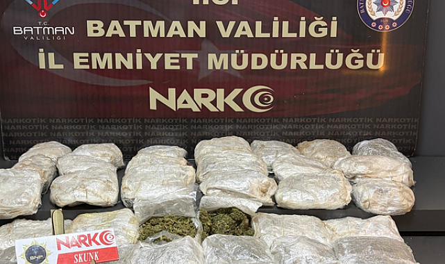 Batman’da uyuşturucu operasyonu