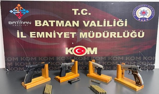 Batman’da yerel organize suç örgütüne operasyon
