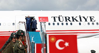 Cumhurbaşkanı Erdoğan, Kazakistan'a hareket etti