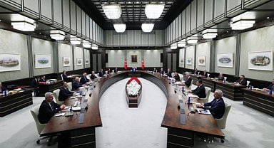  Cumhurbaşkanlığı kabinesi, Cumhurbaşkanı Erdoğan başkanlığında toplandı 