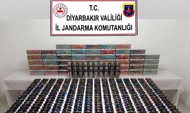 Diyarbakır’da kaçakçılık operasyonlarında binlerce ürün ele geçirildi
