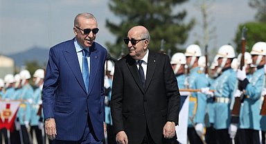 Erdoğan, Cezayir Cumhurbaşkanı Tebbun ile görüştü