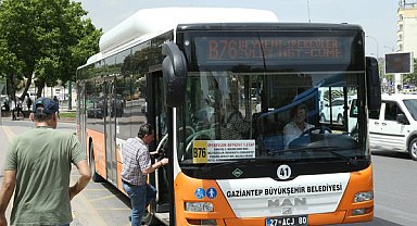 Gaziantep’te bayramda toplu taşıma ücretsiz olacak