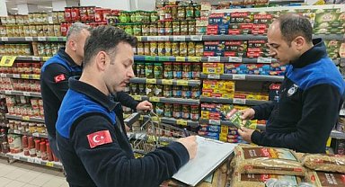 Gemlik'te marketlere zabıta denetimi