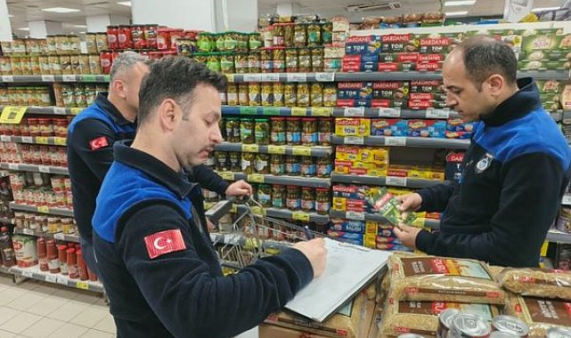 Gemlik'te marketlere zabıta denetimi