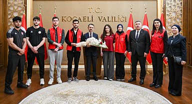 Gençlerden Vali İlhami Aktaş’a 19 Mayıs ziyareti