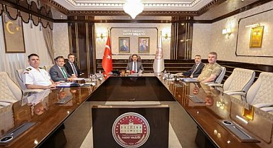 İl Asayiş ve Güvenlik Toplantısı Hatay’da gerçekleştirildi