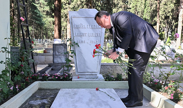 Manisa Tarzanı Ahmet Bedevi, vefatının 63. yılında mezarı başında anıldı