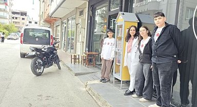 Öğrenciler, ‘Mahallem Okuyor’ projesini hayata geçirdi