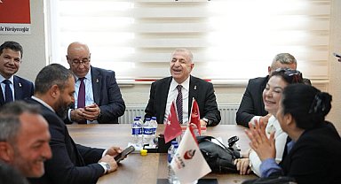Özdağ, Kestel İlçe Başkanlığını ziyaret etti