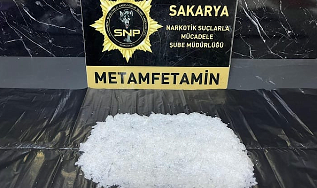 Sakarya’da 245 gram metamfetamin ele geçirildi