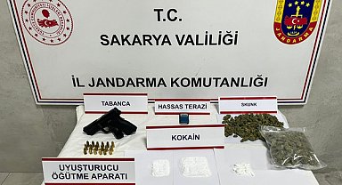 Sakarya İl Jandarma Komutanlığı’ndan uyuşturucu operasyonu