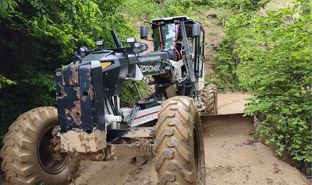 Trabzon’da sel ve heyelan sonrası ekipler harekete geçti