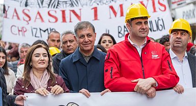 Tugay 1 Mayıs’ta işçilerle buluştu