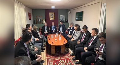 Zafer Partisi heyeti Kosova’da dernek ziyaretinde bulundu