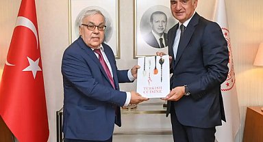 Bakan Ersoy ile Rusya Büyükelçisi Verşinin görüştü