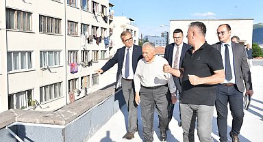 Başkan Büyükkılıç, Tarihi Kayseri Mahallesi 3'üncü etap çalışmalarını inceledi