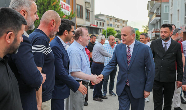 Başkan Özlü, Nusrettin Mahallesi’nde vatandaşlarla buluştu