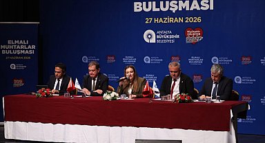 Başkan Vekili Özdemir, Elmalı’da muhtarlarla buluştu