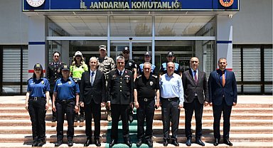 Batman İl Emniyet Müdürü Kaba'dan, İl Jandarma Komutanı Doğan’a ziyaret