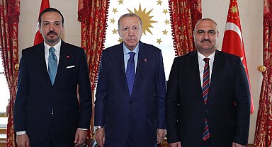 Cumhurbaşkanı Erdoğan, Kerkük Valisi Ağa’yı kabul etti