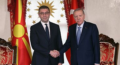Cumhurbaşkanı Erdoğan, Mickoski’yi kabul etti