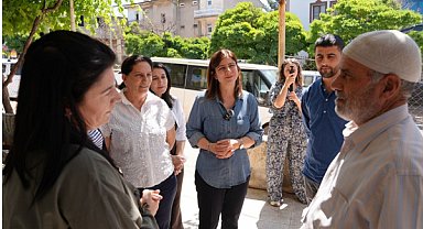 Diyarbakır Kocaköy’de, Eşbaşkanlar vatandaşlarla bir araya geldi