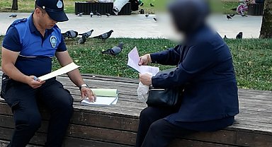 Düzce’de yere çöp ve izmarit atanlara ceza uygulandı