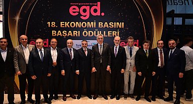 EGD 18. Ekonomi Basını Başarı Ödülleri sahiplerine takdim edildi
