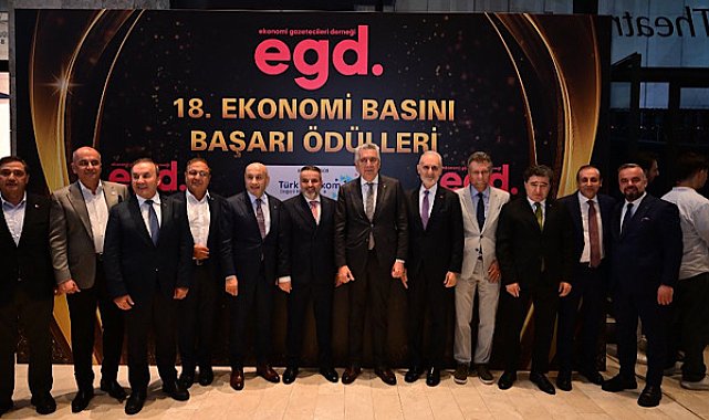 EGD 18. Ekonomi Basını Başarı Ödülleri sahiplerine takdim edildi