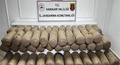 Hakkari’de 503 kilo esrar ele geçirildi