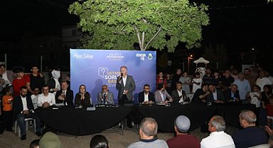 İnegöl Belediye Başkanı Taban, Yeni Mahalle’de vatandaşlarla buluştu