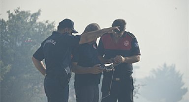 İzmir Dikili’deki orman yangınına müdahale sürüyor