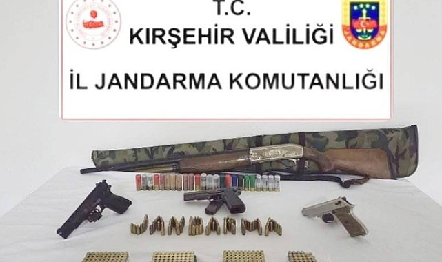 Kırşehir’de ruhsatsız silah operasyonu
