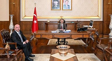 Kocaeli Valisi Aktaş, yeni İl Müdürü Önem’i kabul etti