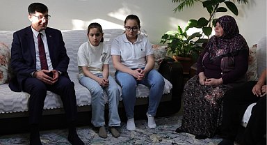 Kütahya Belediye Başkanı Kahveci’den, şehit ailesine taziye ziyareti