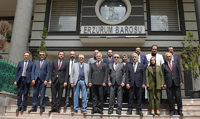 Özdağ, Erzurum Barosu’nu ziyaret etti