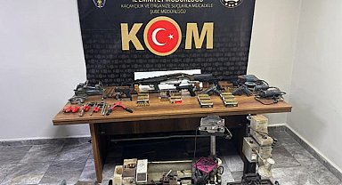 Sakarya ve Kocaeli'de silah kaçakçılığı operasyonu