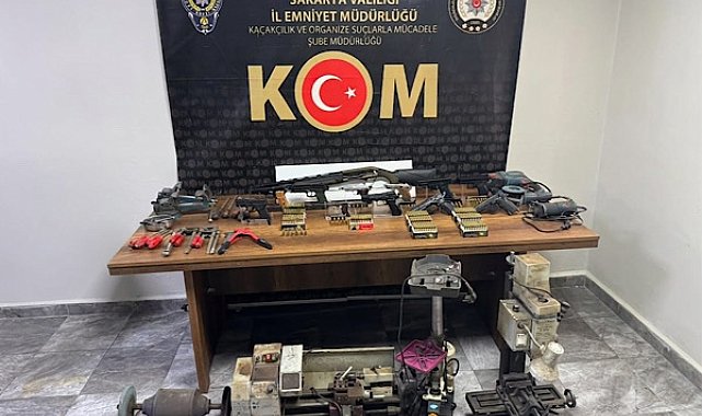 Sakarya ve Kocaeli'de silah kaçakçılığı operasyonu