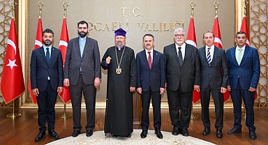 Türkiye Ermenileri Patriği 2'nci Sahak Maşalyan’dan Vali Aktaş’a ziyaret