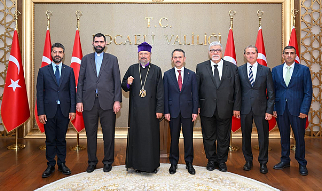 Türkiye Ermenileri Patriği 2'nci Sahak Maşalyan’dan Vali Aktaş’a ziyaret