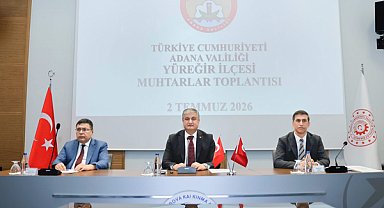 Adana Valisi Yavuz, Yüreğir muhtarlarıyla bir araya geldi